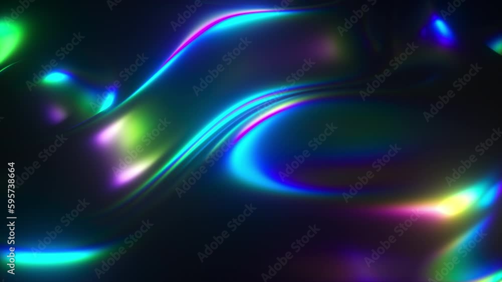 Futuristic Dark Glowing Shape Loop Futuristic Dark Glowing Shape Loop