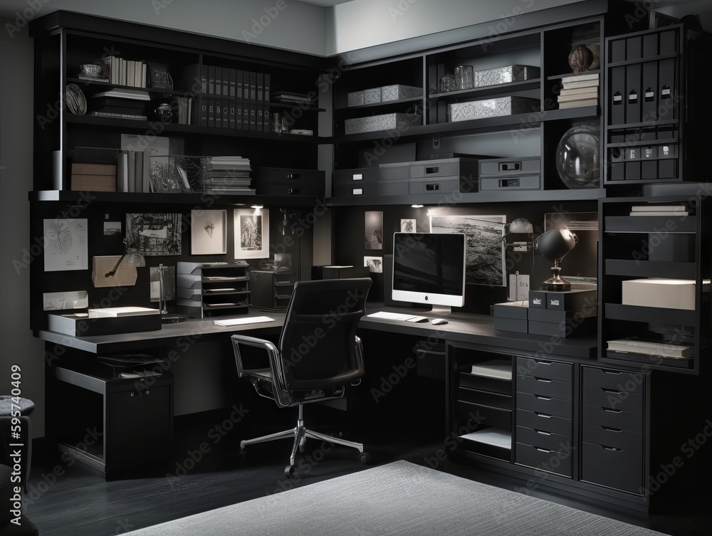 Fototapeta premium Workspace with computer