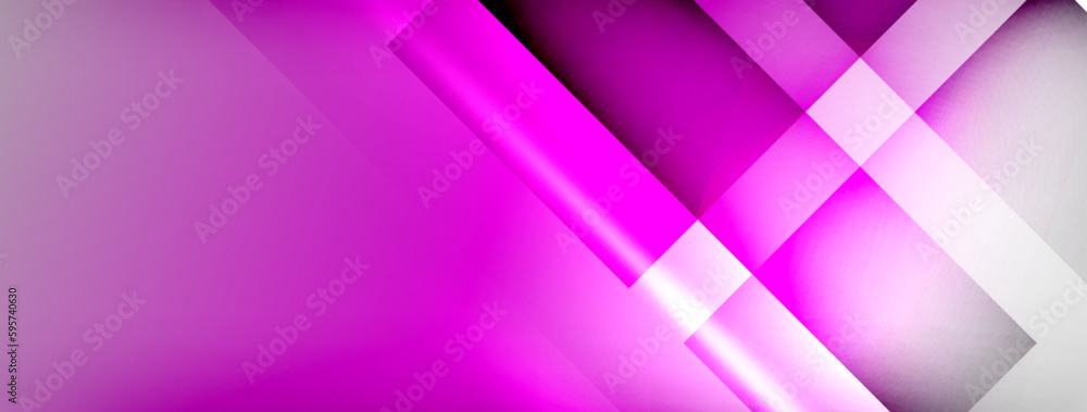 Abstract lines geometric techno background layout