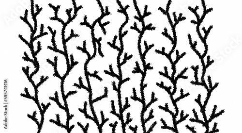 seamless pattern with silhouettes