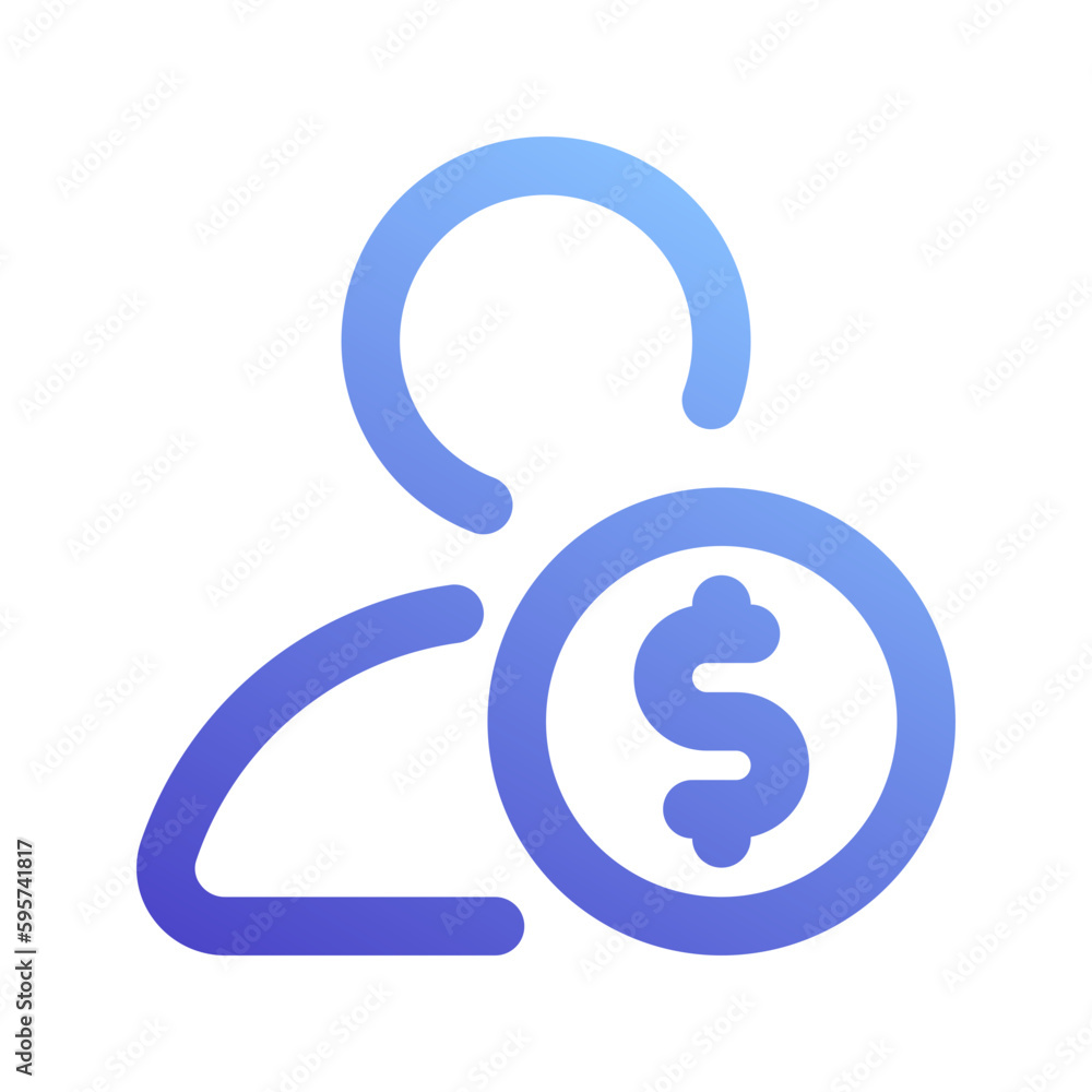 investor gradient icon investor gradient icon