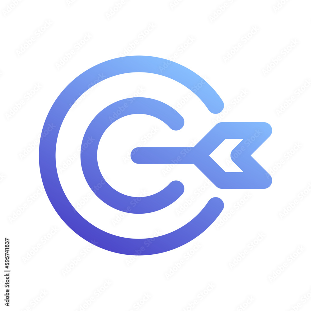 dartboard gradient icon