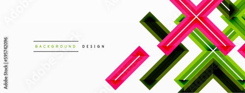 Cross line background minimal geometric template. Design for wallpaper, banner, background, landing page, wall art, invitation, prints, posters