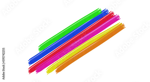 pencils isolated on white background