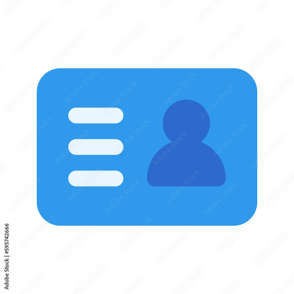 id card flat icon id card flat icon