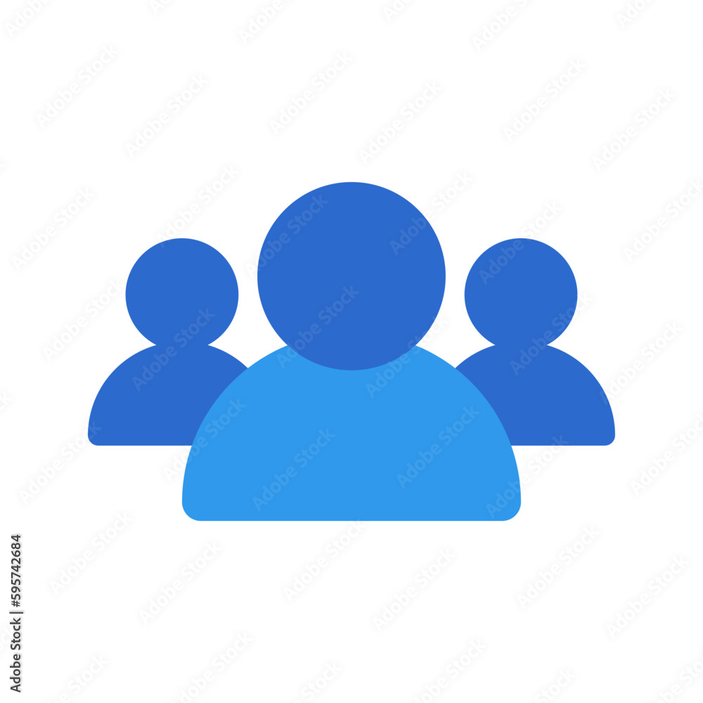 team flat icon team flat icon