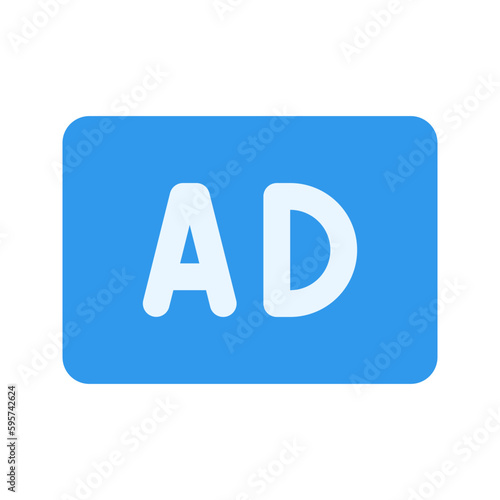 ads flat icon
