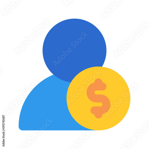 investor flat icon