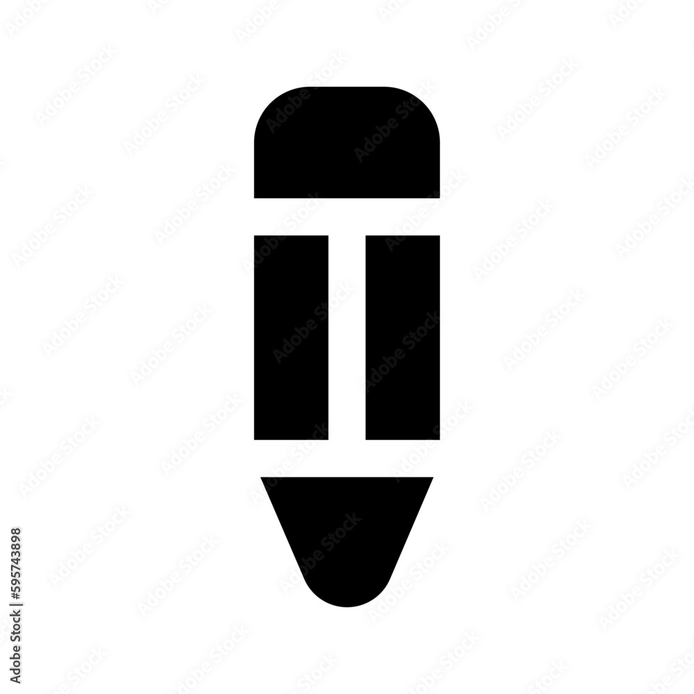 pencil glyph icon