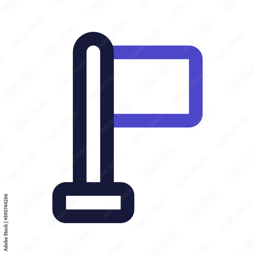 flag line color icon flag line color icon