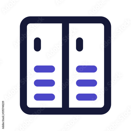 locker line color icon