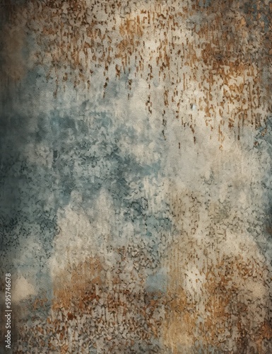 Obraz na plátně texture background stower rusted metal surface blue sky distressed paint beautif