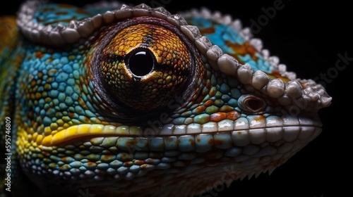 Chameleon Close-Up