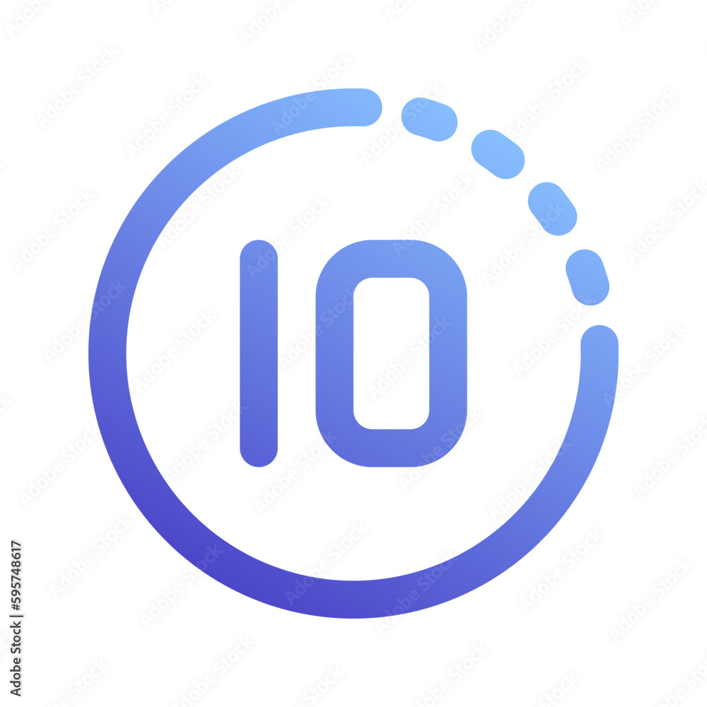 timer gradient icon timer gradient icon
