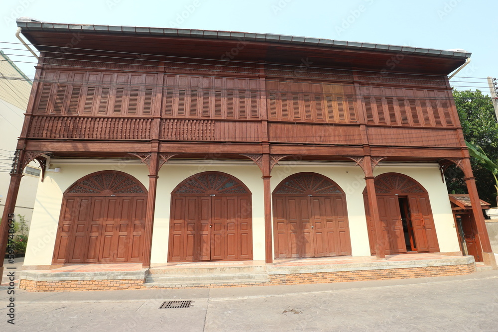 タイ　ラムパーンの古い建物