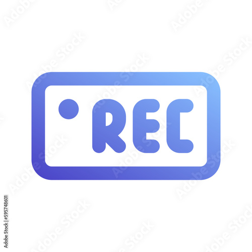 rec gradient icon