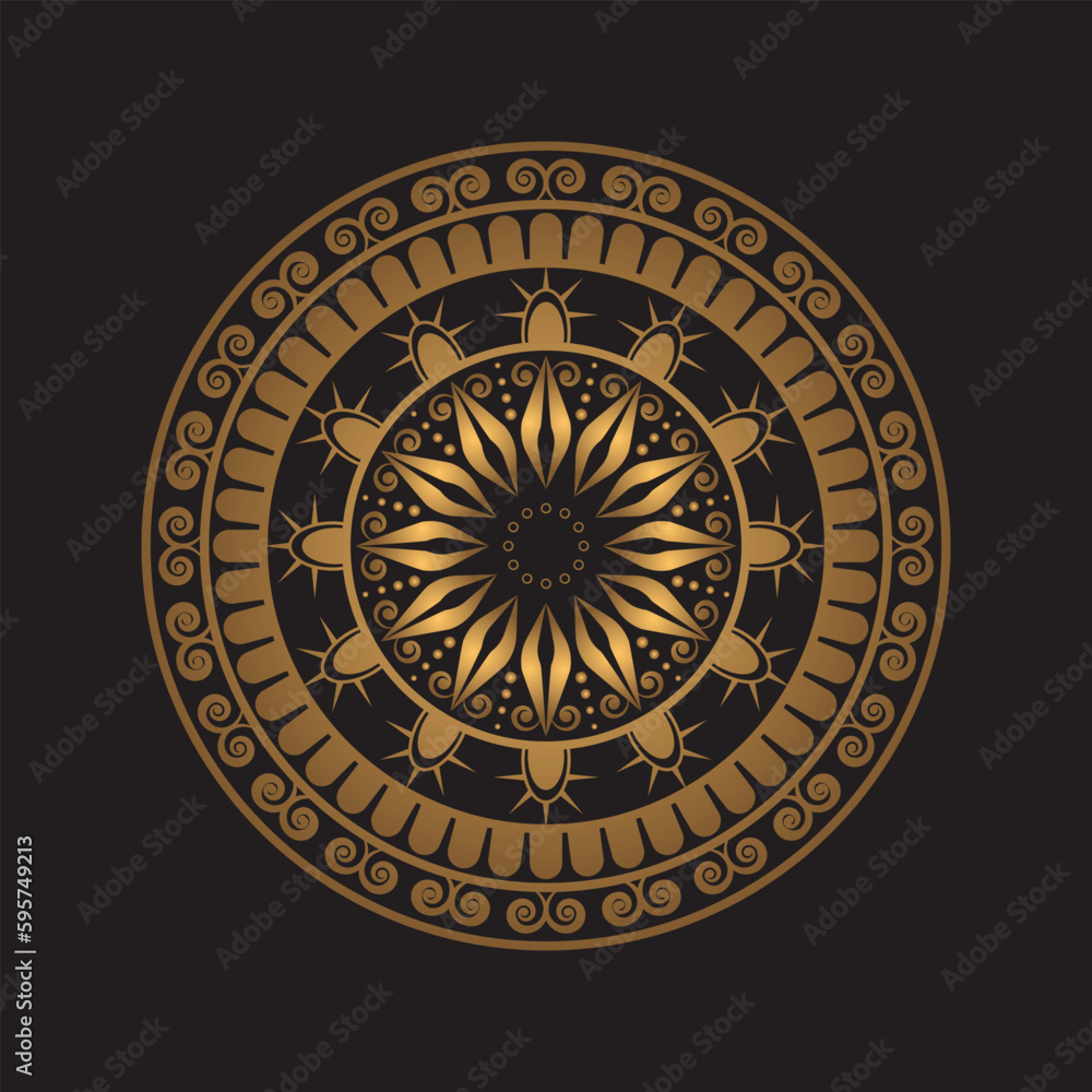 Luxury ornamental mandala background design vector design