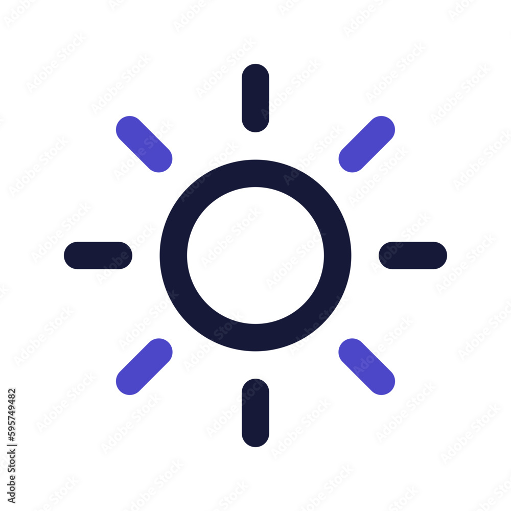 brightness line color icon brightness line color icon