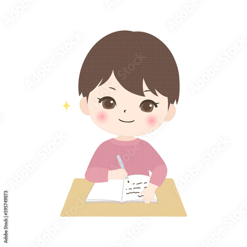 勉強がはかどる男の子
