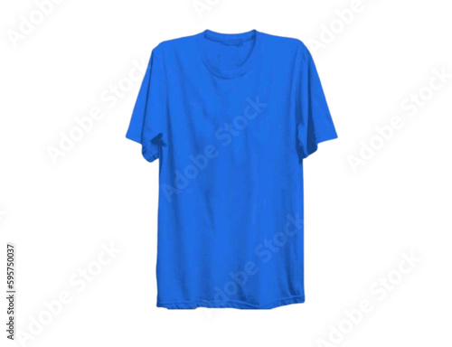 Blue t shirt design vector illustration 