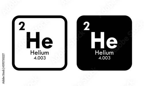 helium icon set. vector template illustration for web design
