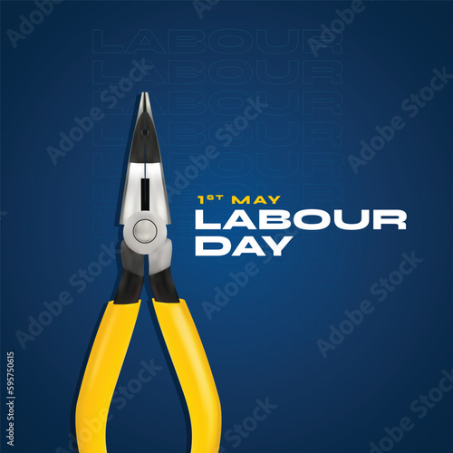 International Labor Day, Happy Labour Day Social media Post
