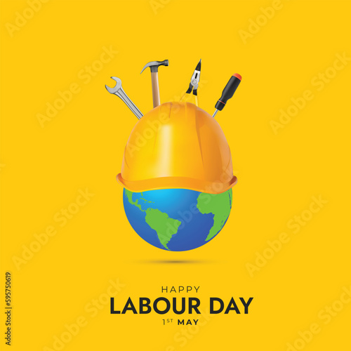 International Labor Day, Happy Labour Day Social media Post