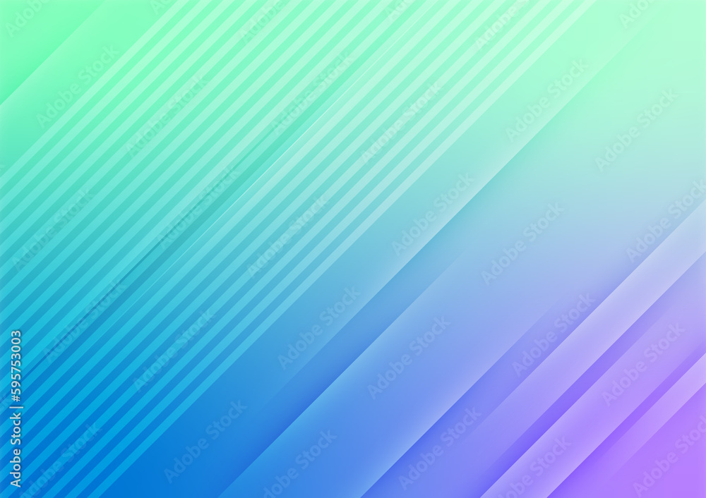 Green gradient line presentation abstract layer modern background