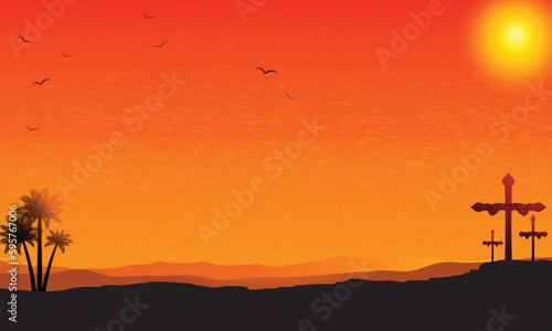 ascension day of jesus vector
