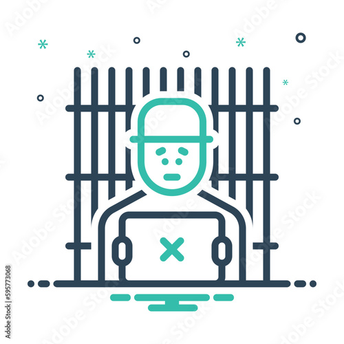 Mix icon for criminal 