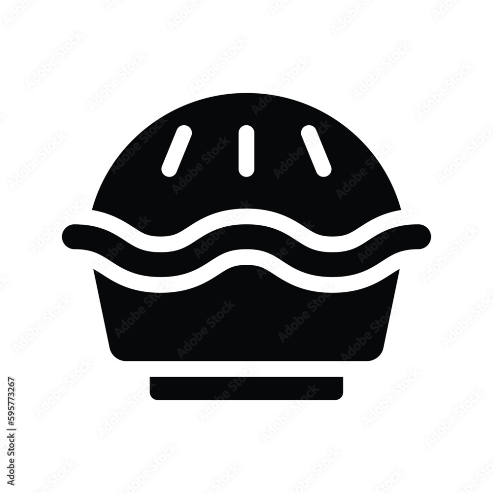 pie glyph icon illustration vector graphic pie glyph icon illustration vector graphic