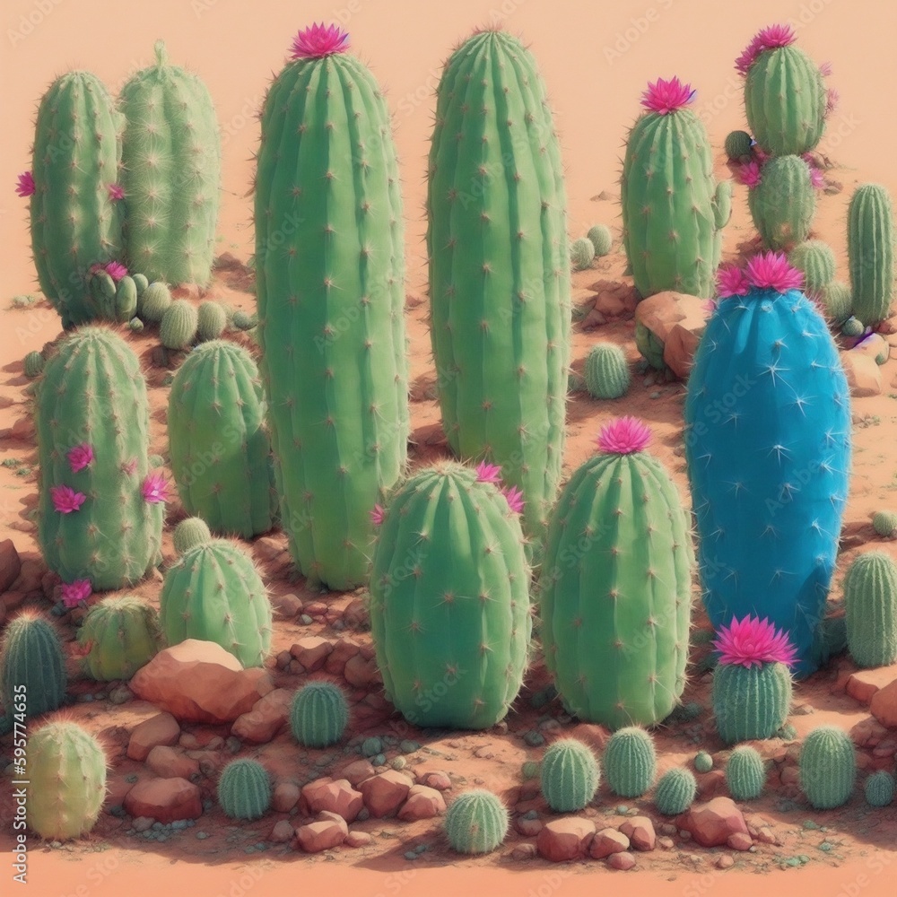 cactus in the desert cactus in the desert
