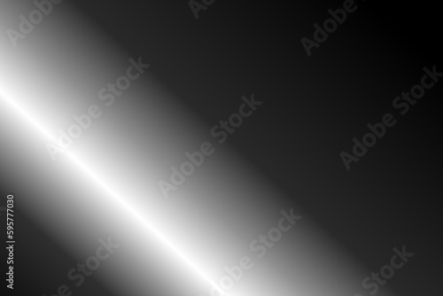 Black and White Abstract Background Light Gradient Ray Line Dark Stage Spotlight Flashlight Glow Blank Smooth Backdrop Copy Space for Text Gray Vector Design