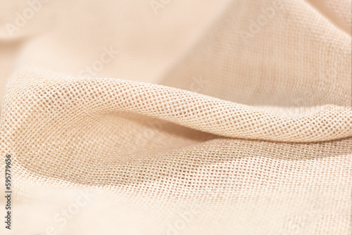 The texture of the fabric dissolves macro, photo