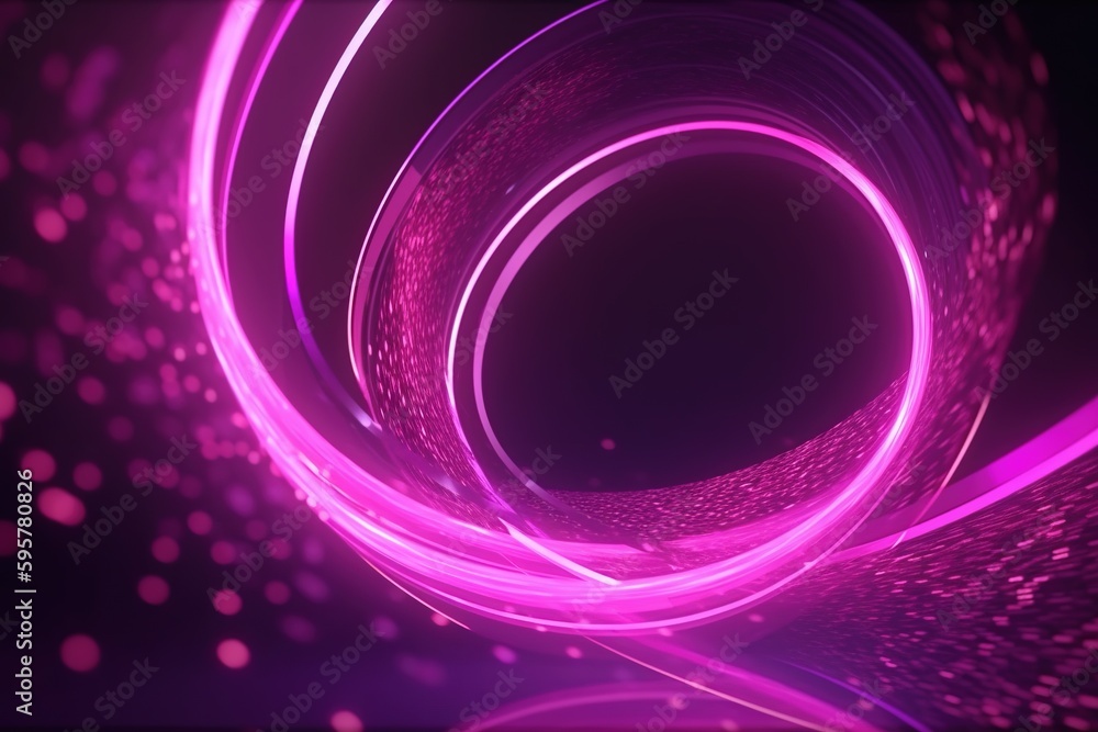 abstract futuristic background with pink blue glowing neon moving high speed wave lines and bokeh lights. Data transfer concept Fantastic wallpaper, Ai Generative abstract futuristic background with pink blue glowing neon moving high speed wave lines and bokeh lights. Data transfer concept Fantastic wallpaper, Ai Generative