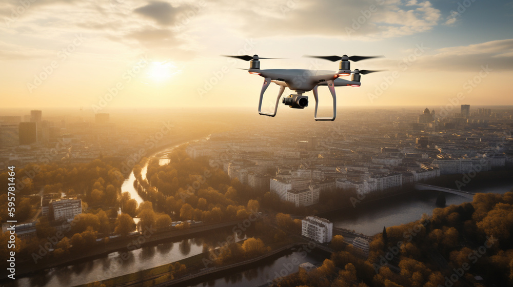 Drone air, Generated AI Drone air, Generated AI