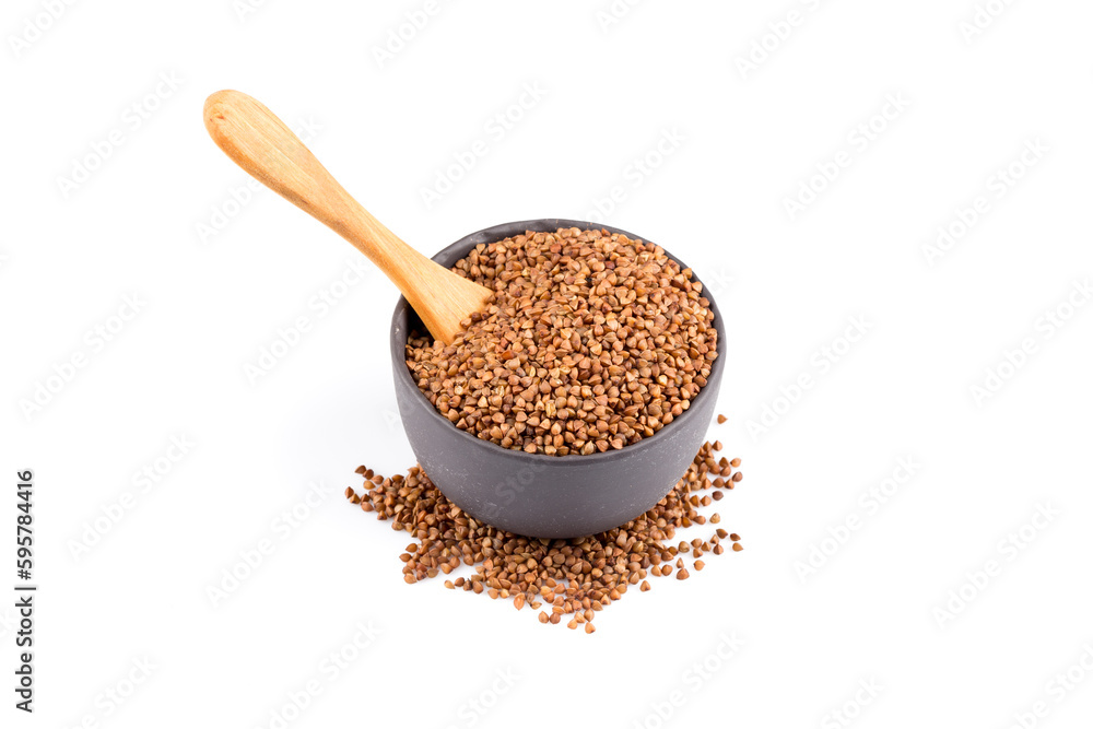Buckwheat groats in a bowl Buckwheat groats in a bowl