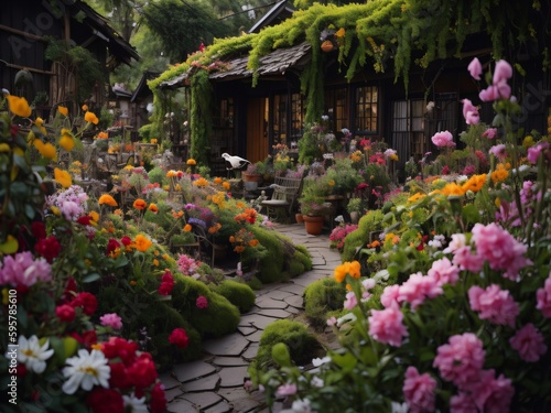 japanese garden in spring © Ebad