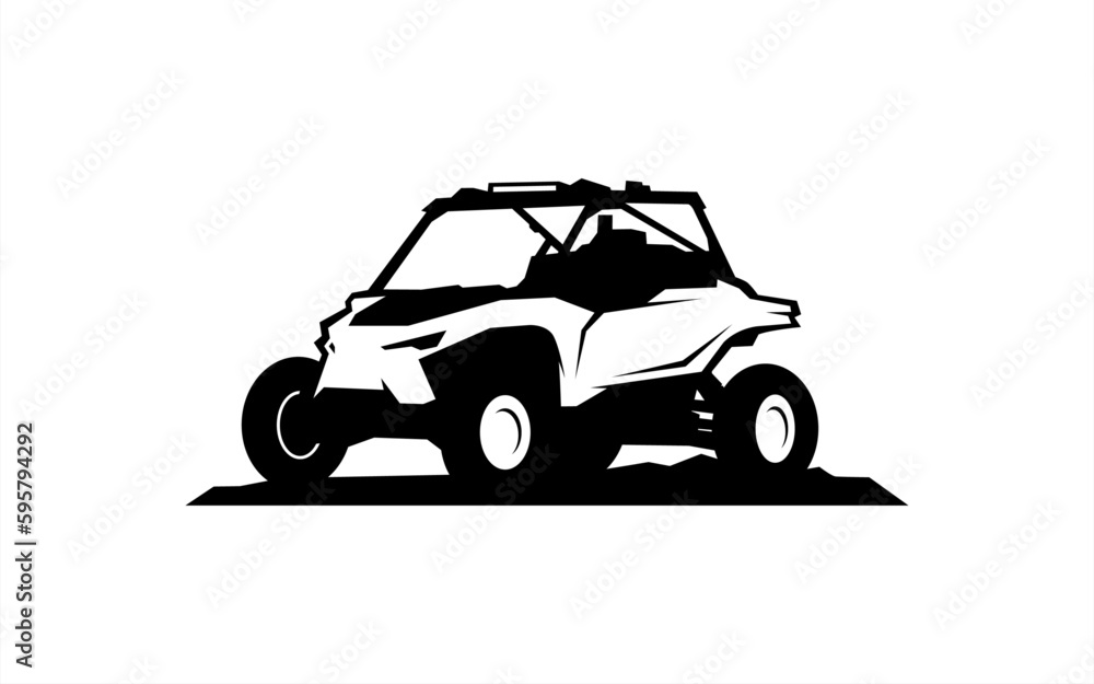 ATV AUTOMOTIVE symbol with silhouette style for logo template, sign and brand. ATV AUTOMOTIVE symbol with silhouette style for logo template, sign and brand.