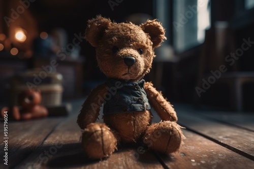 A teddy bear toy. Generative AI