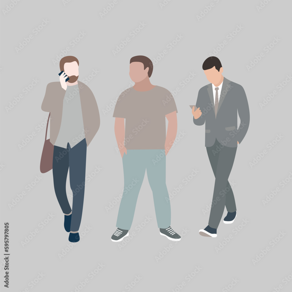Fototapeta premium Businessman vector illustration