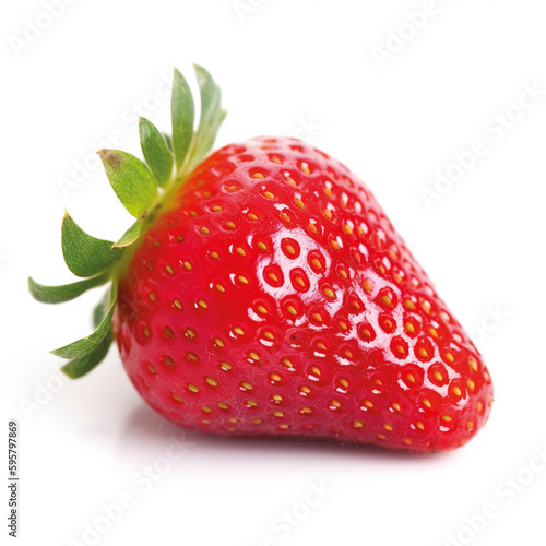 Juicy and Delicious The Perfectly Ripe Red Strawberry