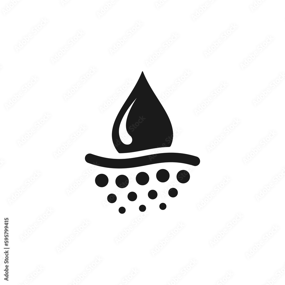 Absorbent icon vector or Absorbent icon isolated in flat style. Best Absorbent icon vector for product packaging design element. Absorbent icon isolated for mobile apps. - obrazy, fototapety, plakaty 