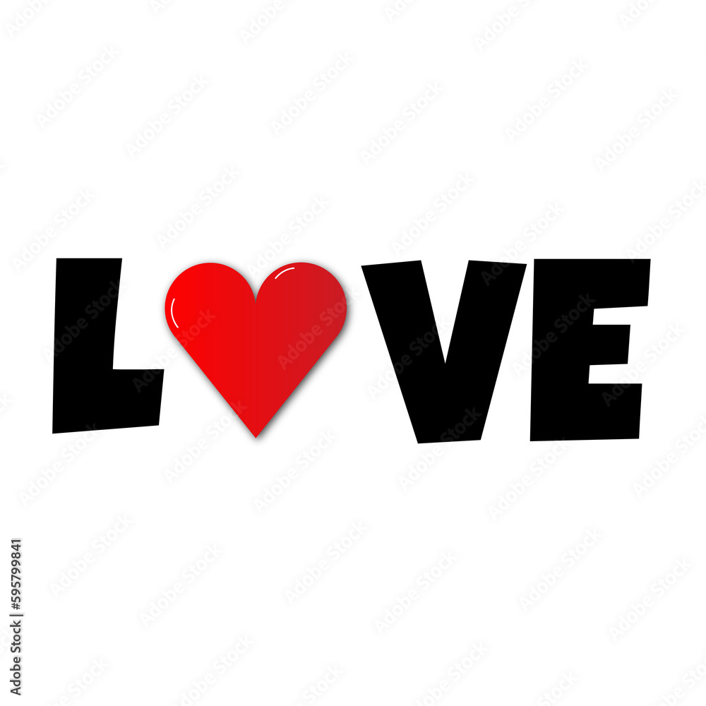 beautiful love text with a heart design beautiful love text with a heart design
