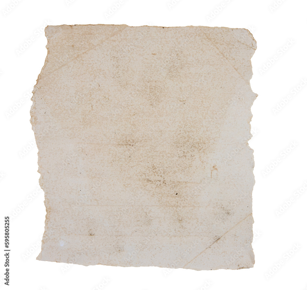isolated photo of old blank gray grunge paper