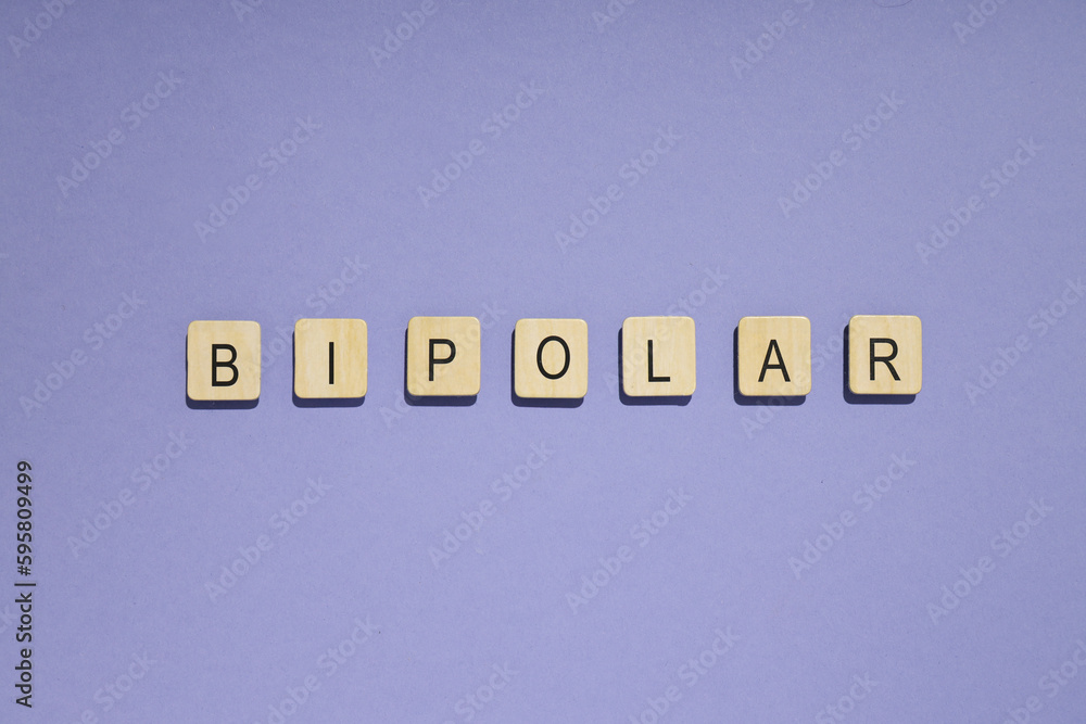 Mental disorders concept - composition for Bipolar disorder Mental disorders concept - composition for Bipolar disorder