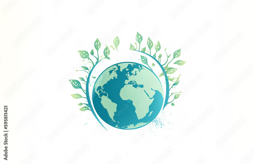 Earth Day. International Mother Earth Day. Environmental problems and environmental protection, copy space,  Created using generative AI tools.
