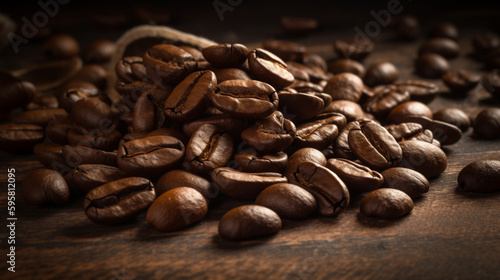 coffee beans  Generated AI