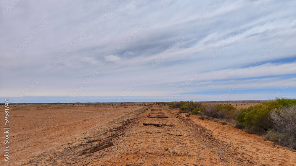 Landscape along the Oodnadatta track Landscape along the Oodnadatta track