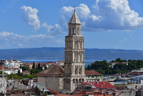 Split, a city in Croatia, old town, monuments, architecture, view, travel, landscape, europe, holiday, 